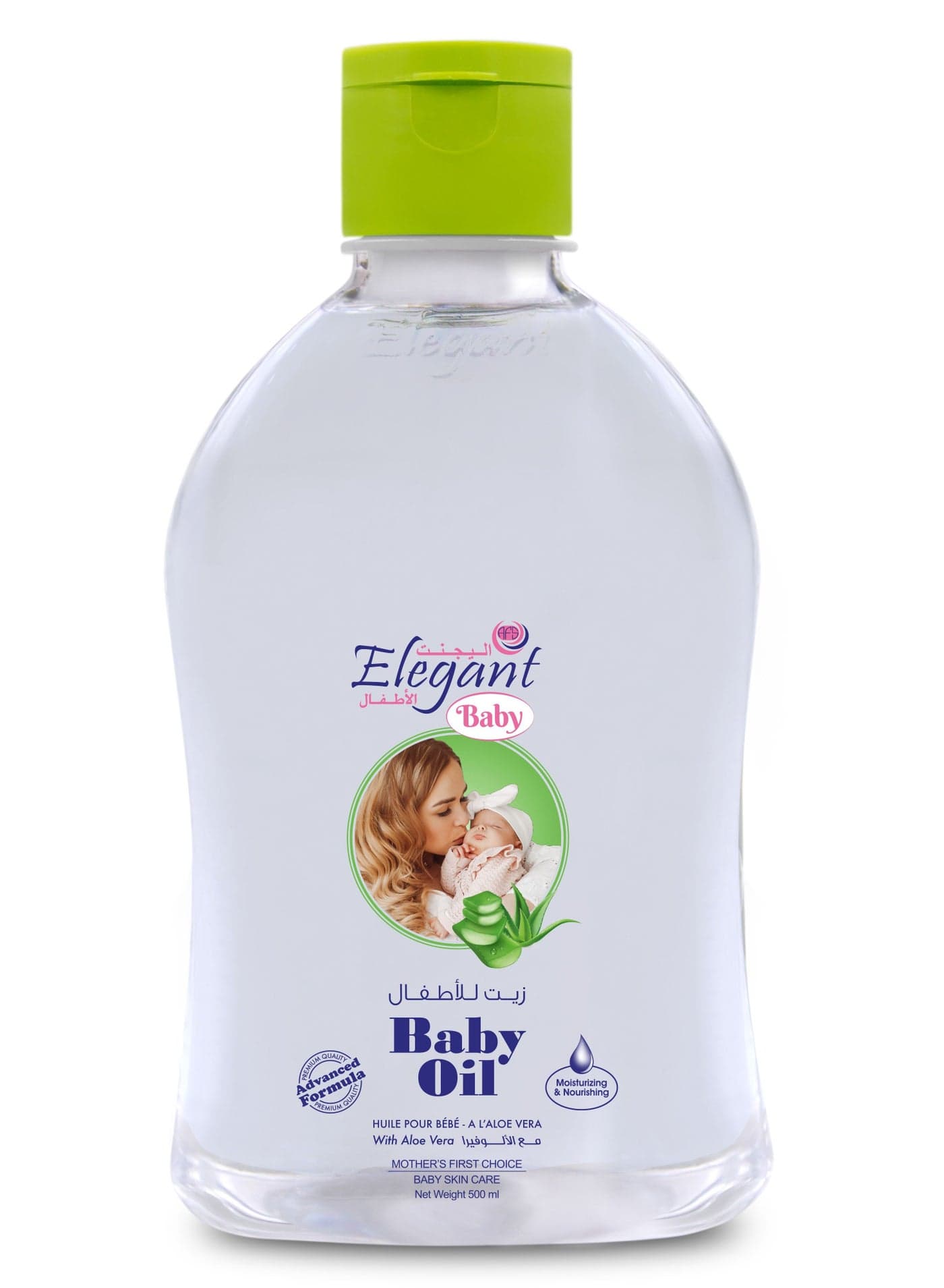Elegant Baby Oil Aloe Vera 500ml With Advanced Formula