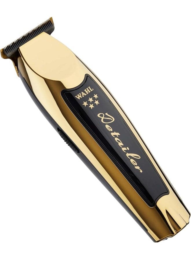 Wahl Professional 5 Star Gold Detailer | Cord-Cordless |3 Attachment Combs |T-Wide DLC Blade | 3 Pin - GCC