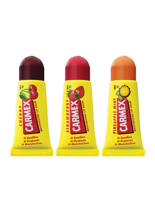 3 Pieces Tube Assorted Spf15 Mini Multicolour 5grams