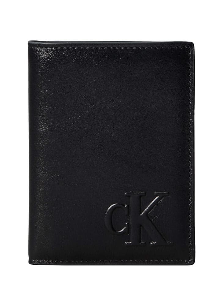 Embossed Monogram Bifold Wallet