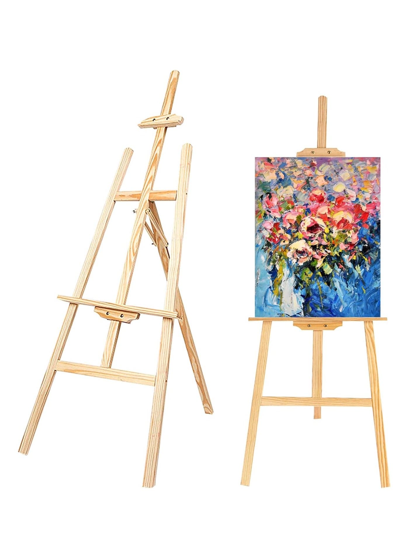 Wooden Sketch Drawing Stand Beige