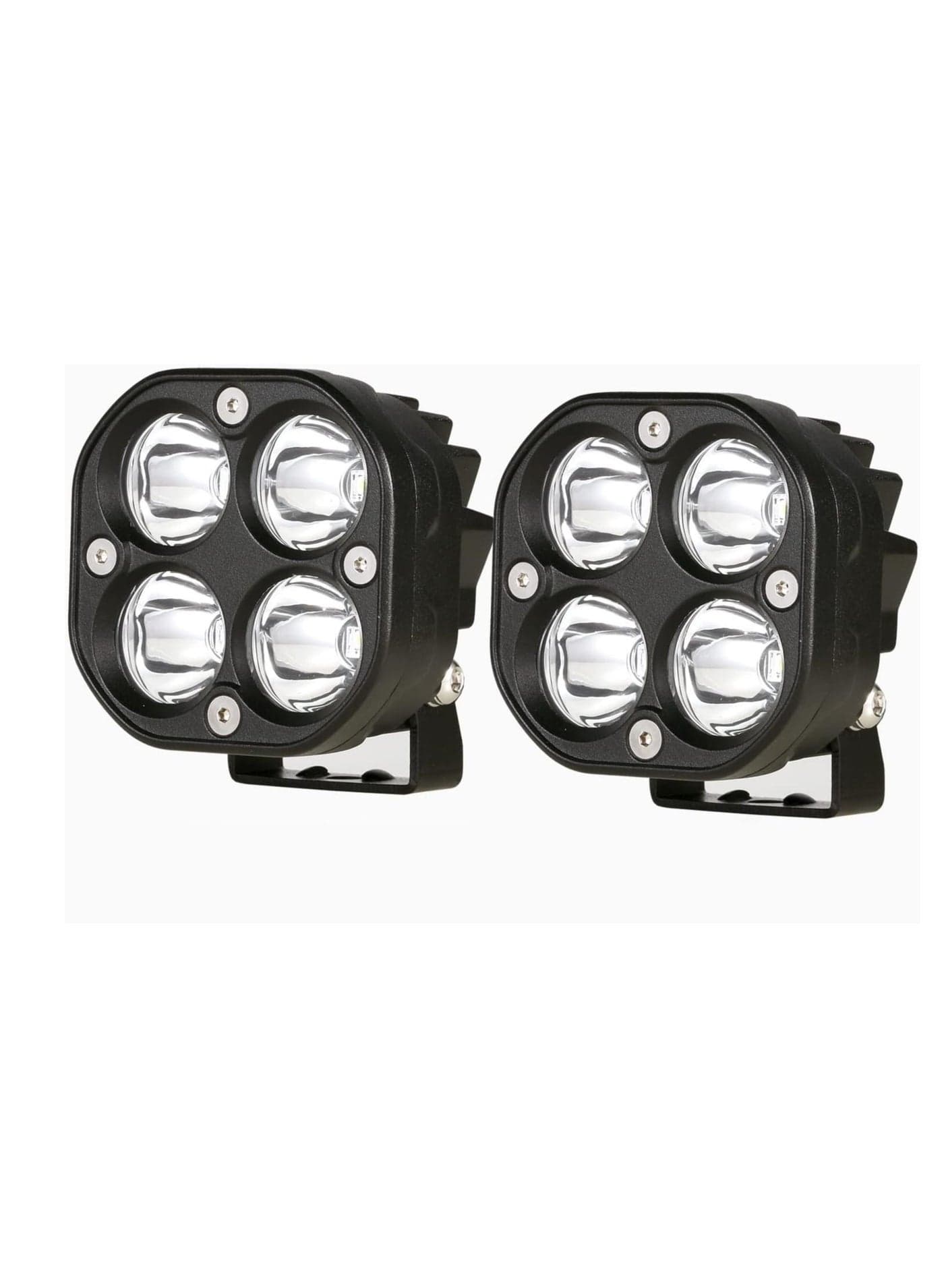 White Waterproof Fog Lights 3 inch LED Driving Lights For Wrangler Offroad 4X4 Auto Car Jeep Truck ATV UTV Boat Motorcycle bait 40W 2PCS