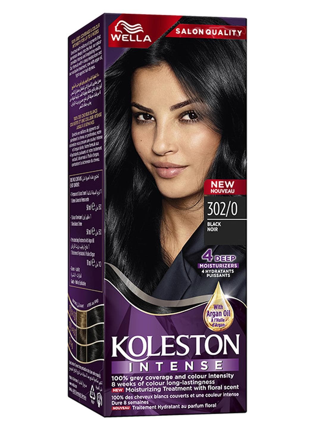Koleston Intense Hair Color 302/0 Black