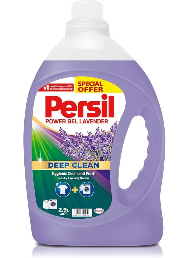 Persil Lavender Liquid Detergent Power Gel Value Pack 2.9 Litres