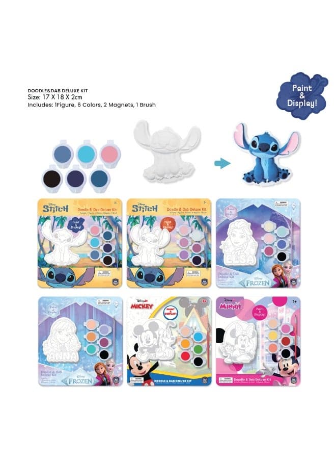Stitch Doodle & Dab Deluxe Kit | Paint & Display | Art & Craft Kit | Age 3+