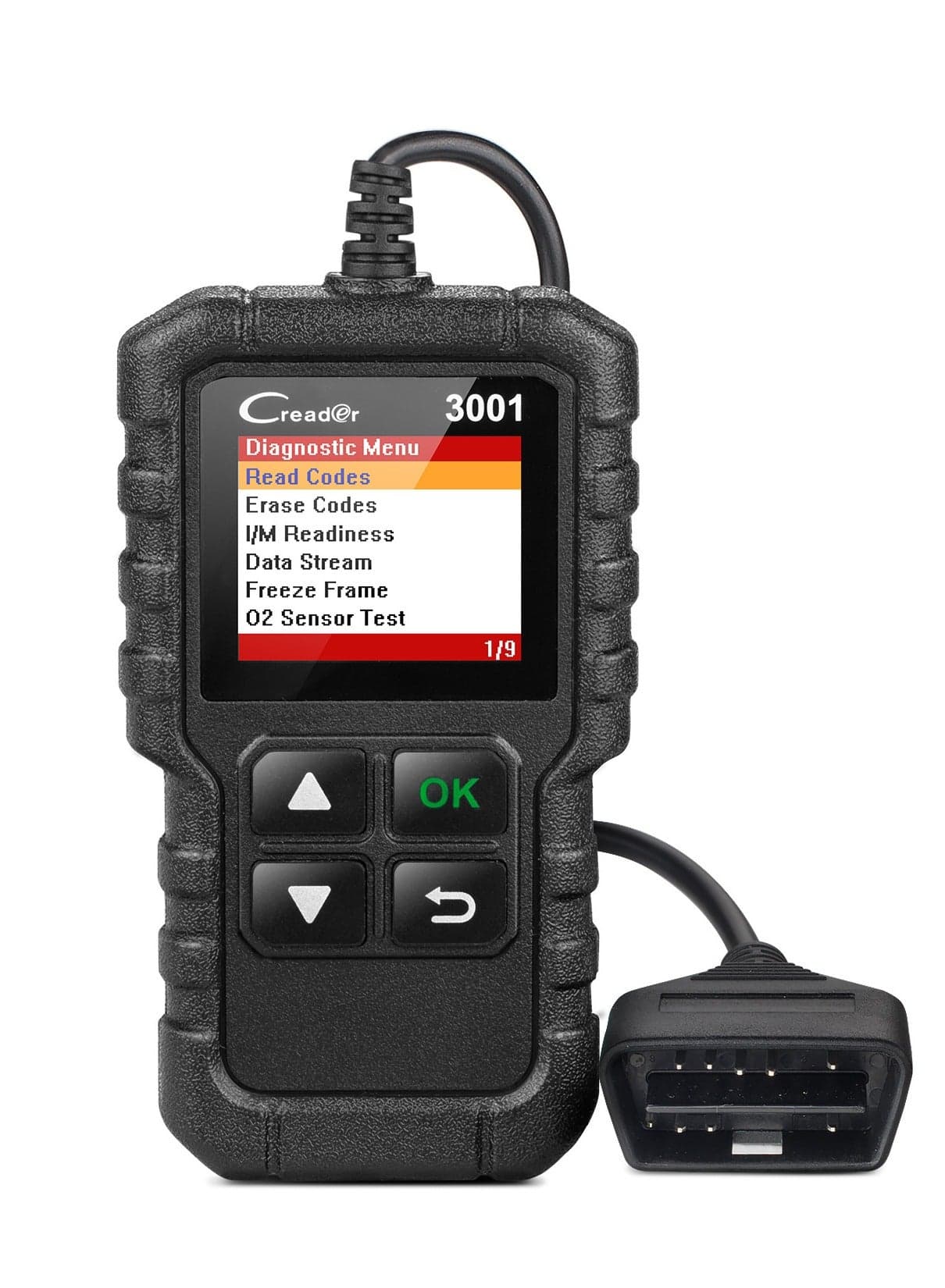 LAUNCH Creader 3001 OBD2 Scanner, Engine Fault Code Reader Mode 6 CAN Diagnostic Scan Tool for All OBDII Protocol Cars Since 1996