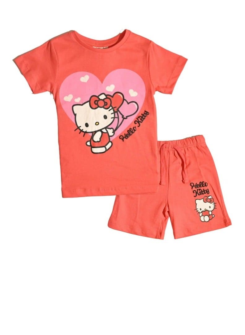 HELLO KITTY GIRLS T-SHIRT & SHORT SET