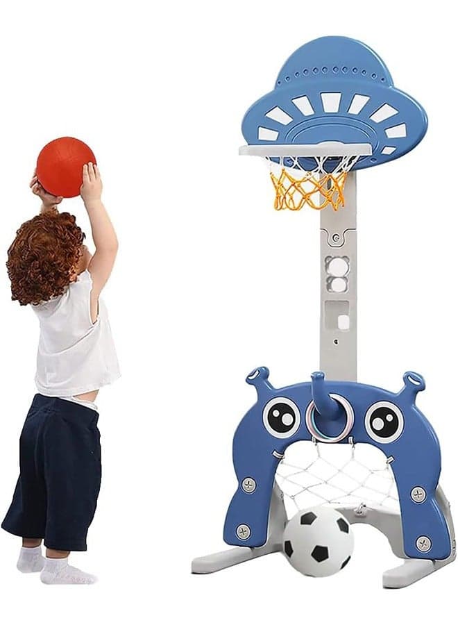 Indoor adjustable basketball stand for children, home fitness, baby sports, shooting, soccer toys, shooting frame