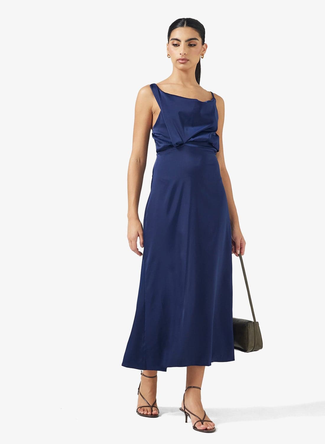 Draped Slip Dress