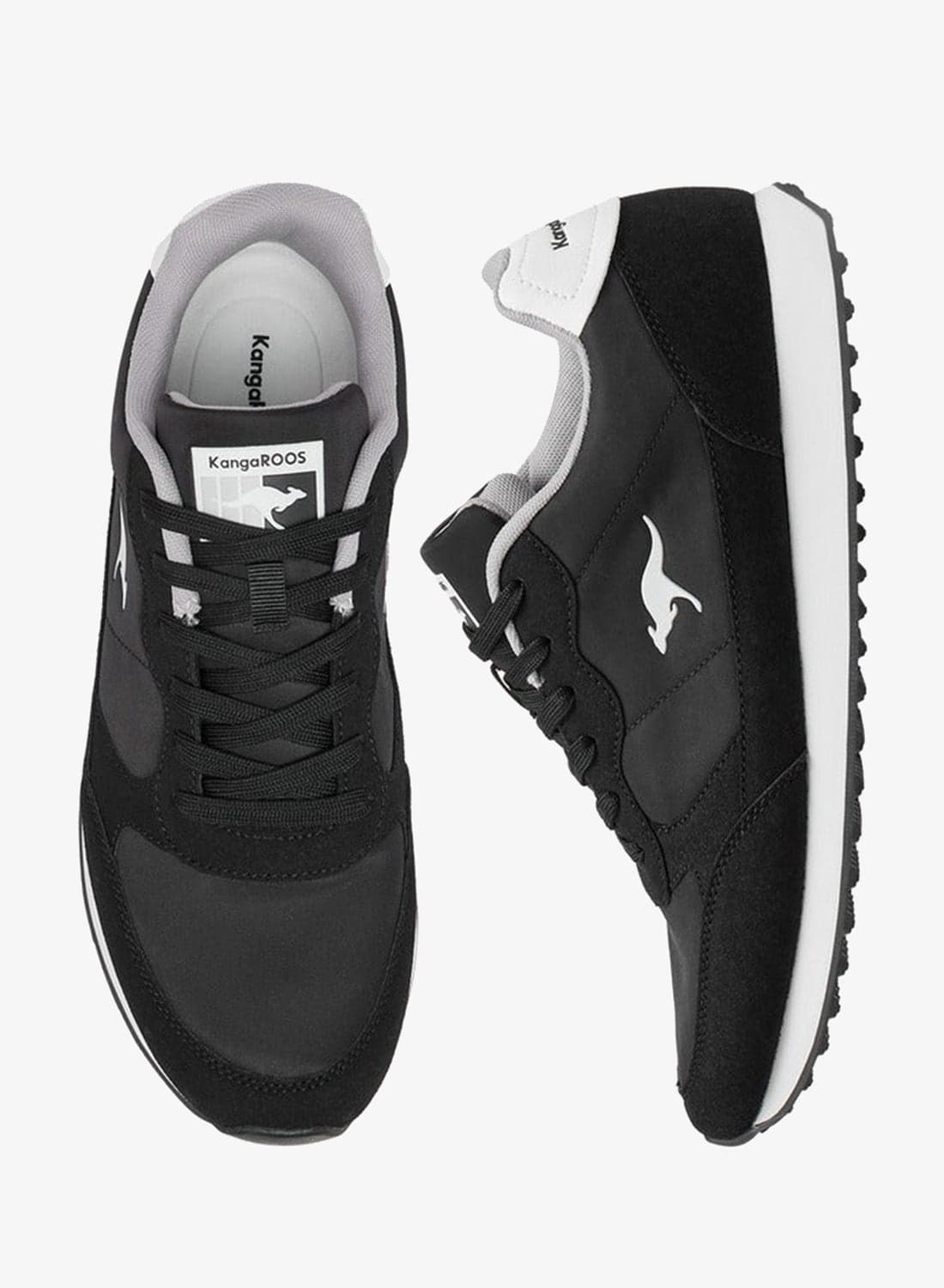 Men's Panelled Lace-Up Sneakers