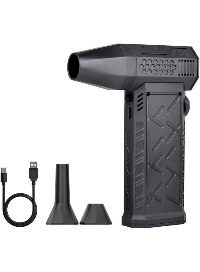 Compressed-Air-Duster-Mini-Blower- Turbo Fan- 130000RPM Electric Duster- Keyboard Cleaning kit- No Canned- Replace Compressed air can- Jet Dry Blower-Car Dryer air Blower- Pc dusters for Cleaning (T8)