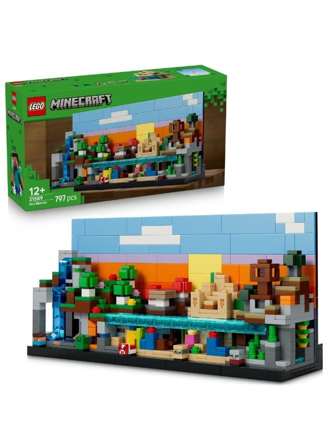 Minecraft Mini Biomes Building Toy for kids 21589 (Age 12+, 797 Pieces)