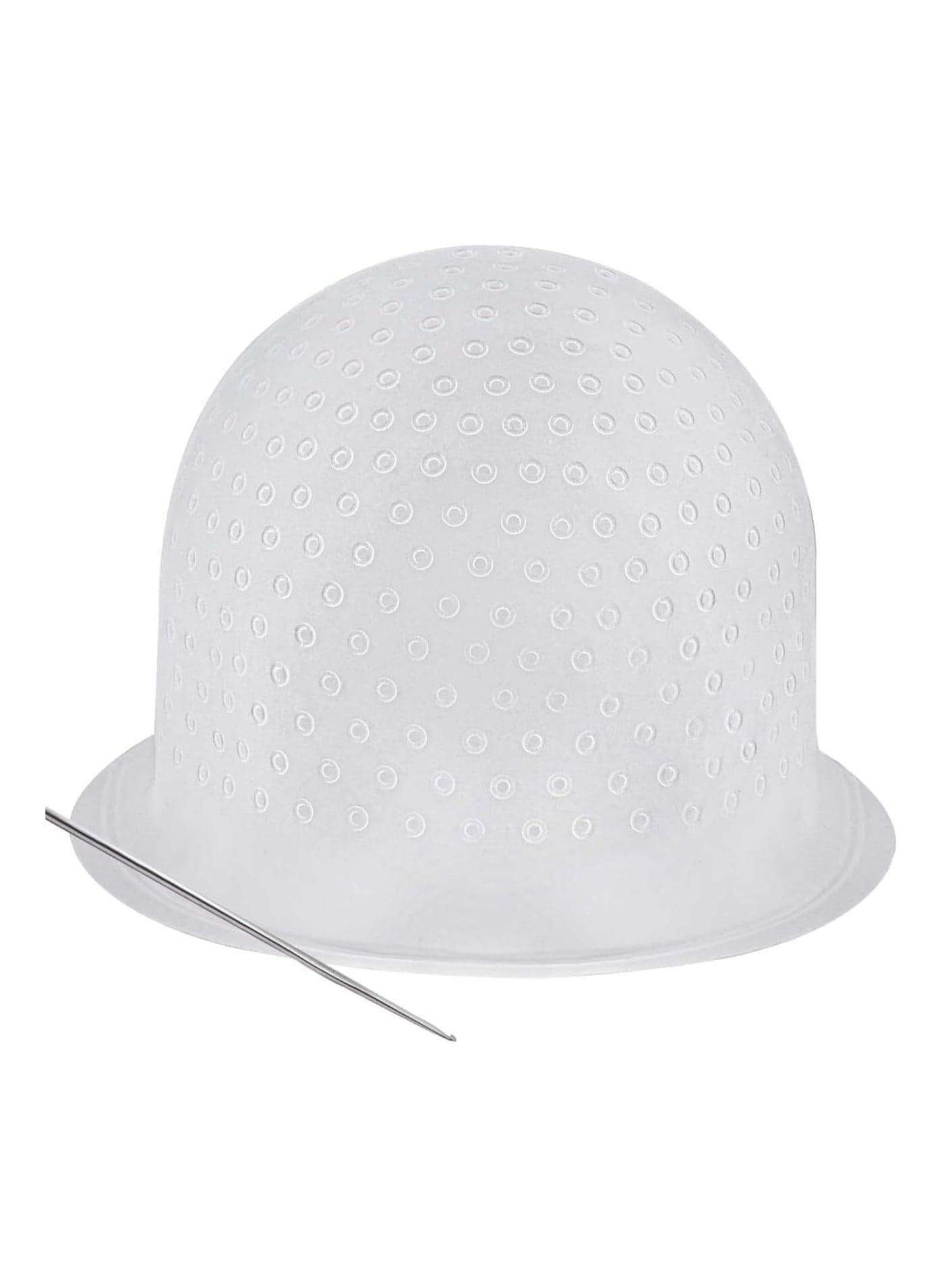 Silicone Frosting Coloring Hat Professional Highlighting Streaking Hair Dye Cap Hairdressing Tools Highlight Caps with Coloring Hair Hook for Women Men