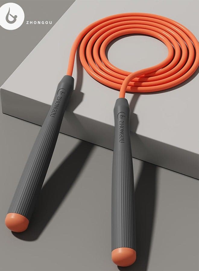 Skipping Ropes Fitness Jump Rope Specialized Exercise Simple Fat Loss Racing Rope-Orange
