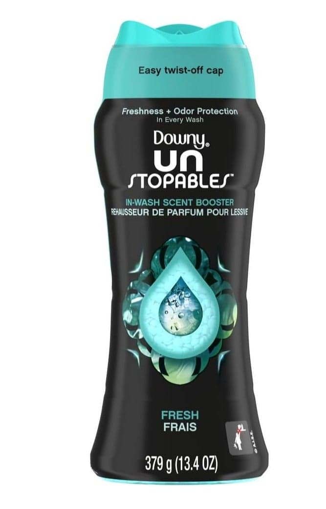 Downy Unstopables In-Wash Scent Booster Beads 379g (13.4 oz) – Fresh Scent, Long-Lasting Laundry Fragrance Enhancer for Clothes, Towels & Fabrics