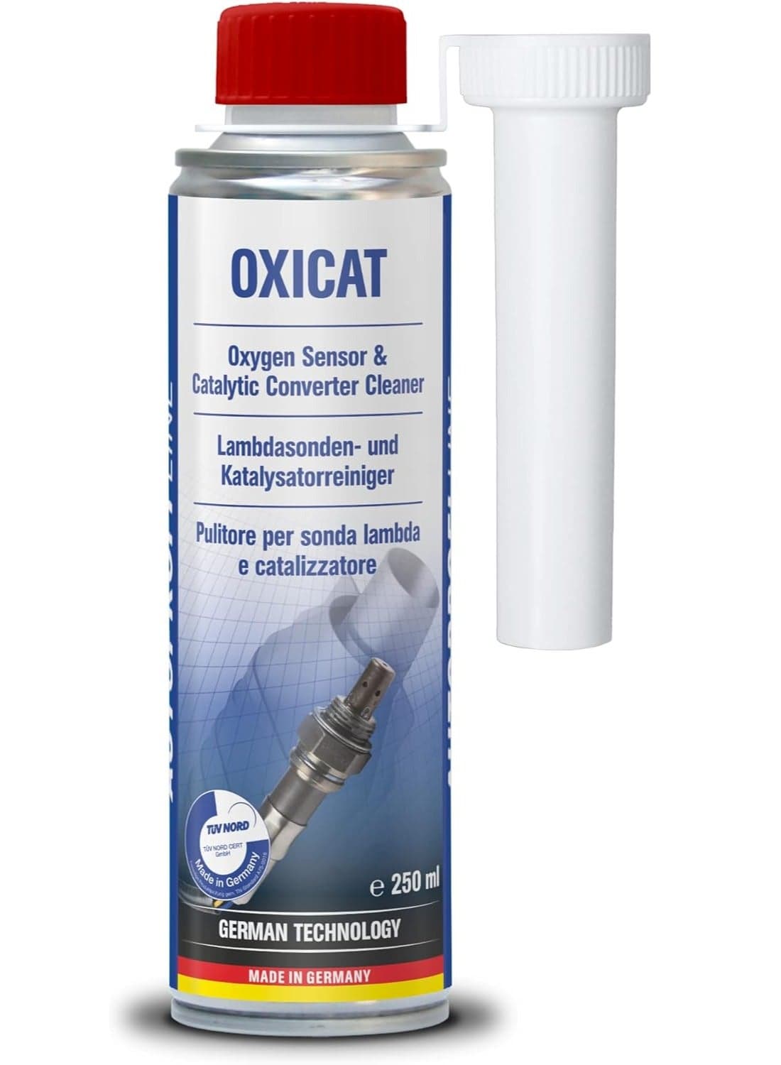 OXICAT Oxygen Sensor, Catalytic Converter, & Turbocharger Cleaner for Preventive Maintenance 250ml