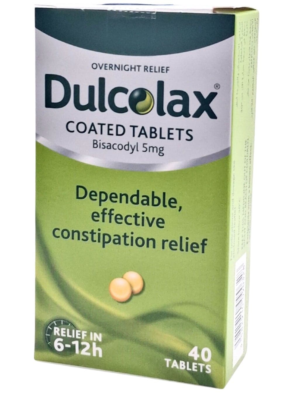 Dulcolax 5mg Tablets 40's (Gentle & Effective Constipation Relief)