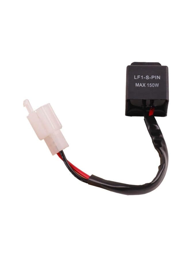 2-Pin Electronic LED Flasher Relay Motorcycle Turn Signal Bulbs Hyper Flash