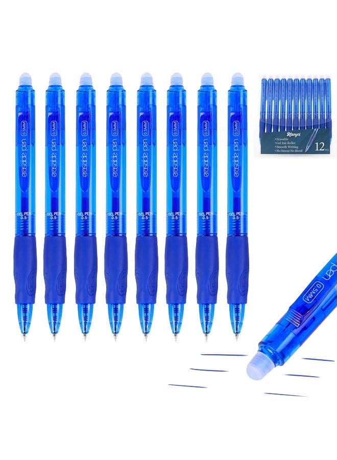12 blue erasable pens in a box gel pen easy erasable pen large capacity pen