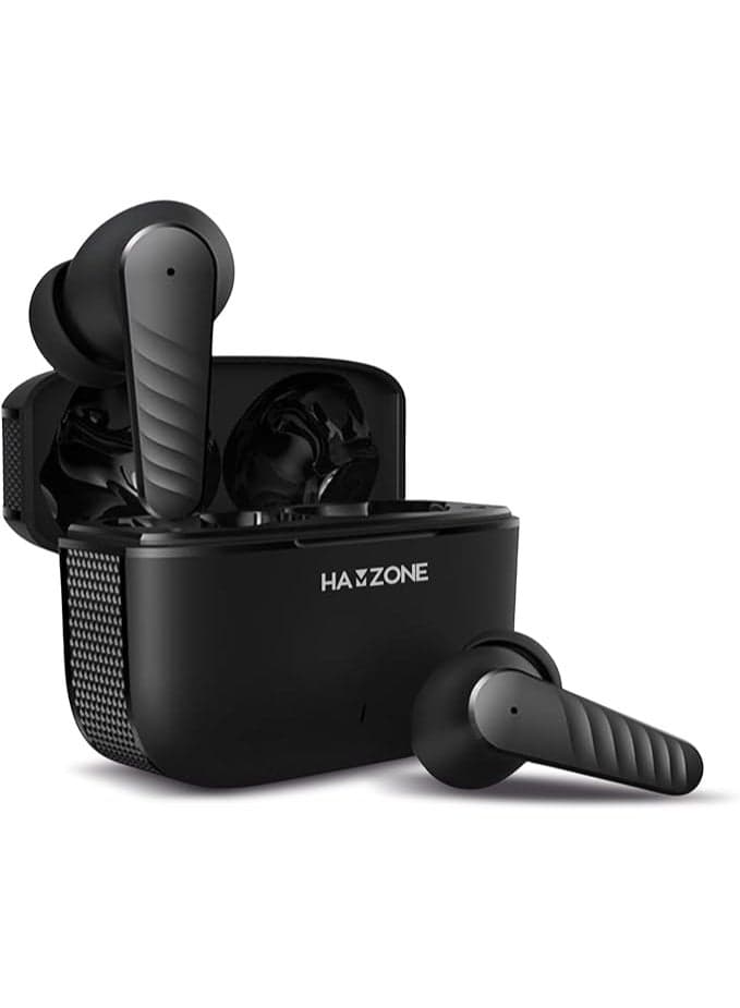 Wireless Earbuds Bluetooth V5.4 with ENC Quad Mic, 40H Battery, Bass Sound & Type-C Fast Charging, Waterproof Earphones for Gaming, Sports & Music