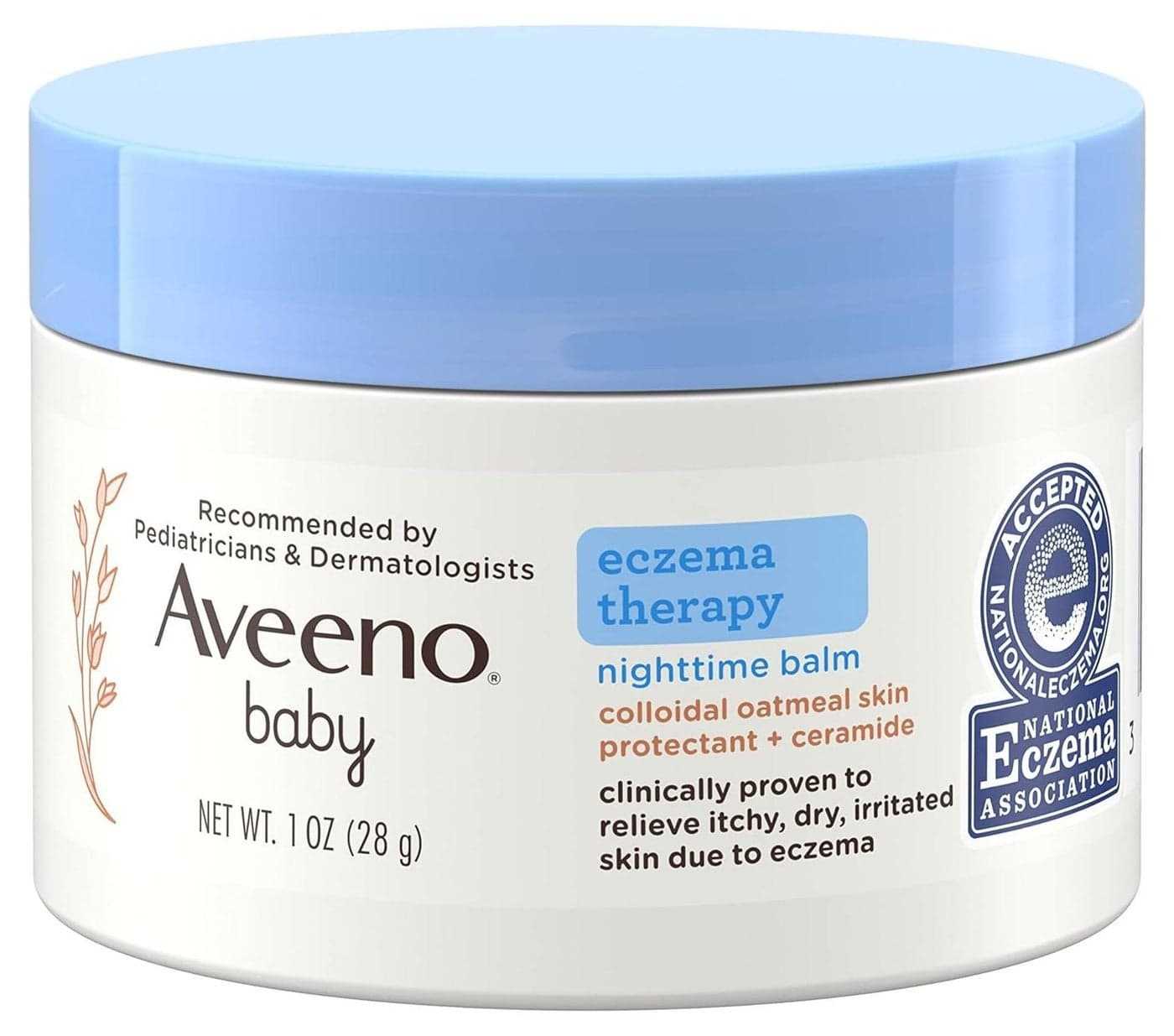 Aveeno Baby eczema therapy nighttime balm 1oz 28g