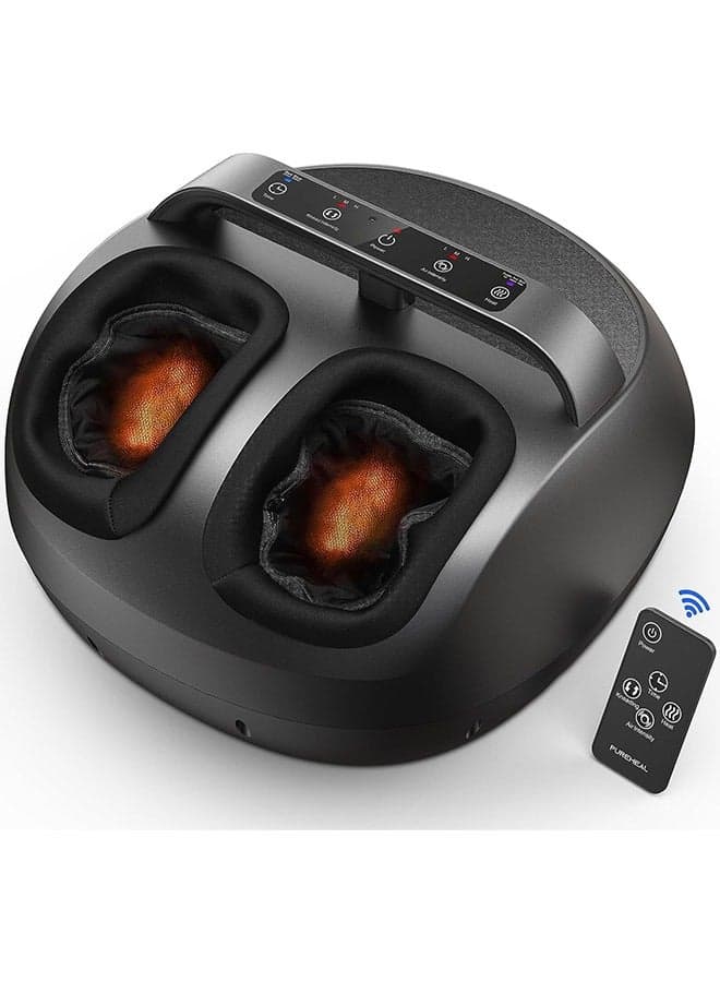 PureHeal Upgraded Foot Massager Machine With Heat And Remote, Fits Feet Up To Size 12