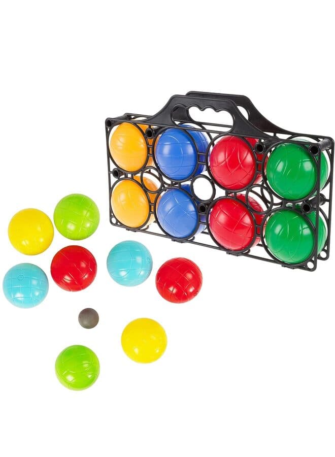 Bocce Ball Set, 8 PCS Boules Carry Case Garden Games for Beginners Camping and Holiday Outdoor Family Entertainment Perfect for Adults Sports