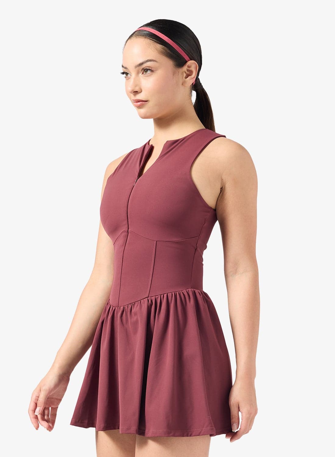 Body Contour Tennis & Padel Dress With Pleats