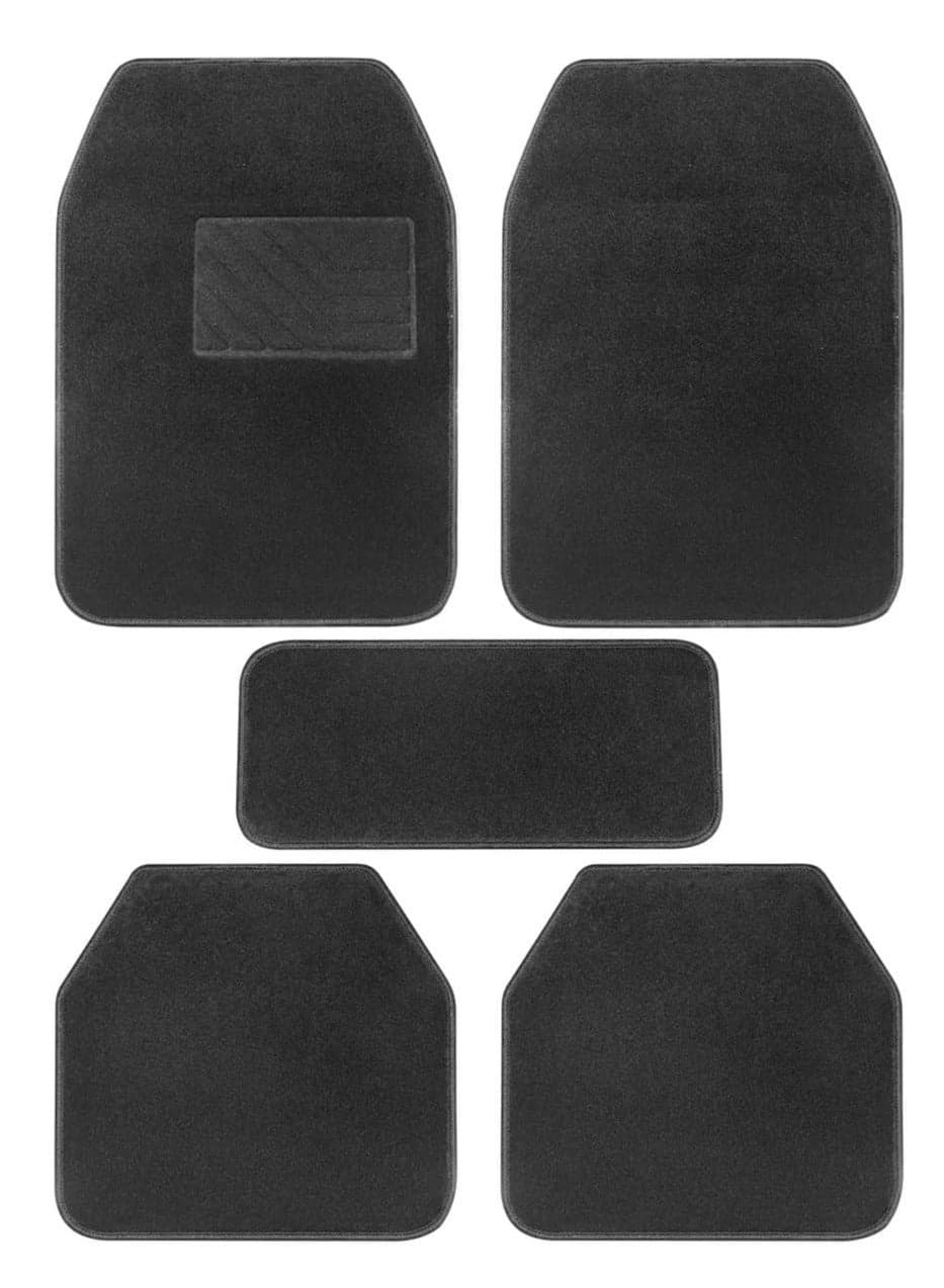 Universal Fit Car Floor Mat Premium velvet Car Floor Mats fit for SUV Trucks sedans Vans Set of 5 Black