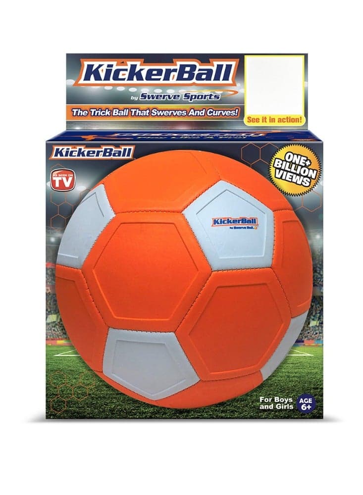 Kickerball Bend Curve and Swerve Soccer Ball Football Toy for Kids