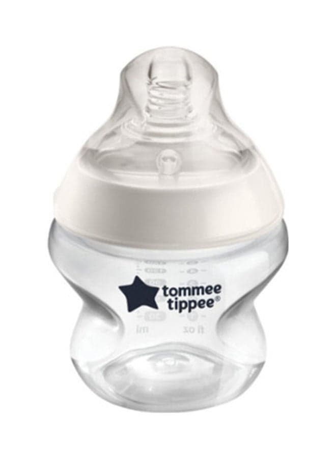 1 Piece Closer to Nature Feeding Bottle, 0M+ 150ml - Clear