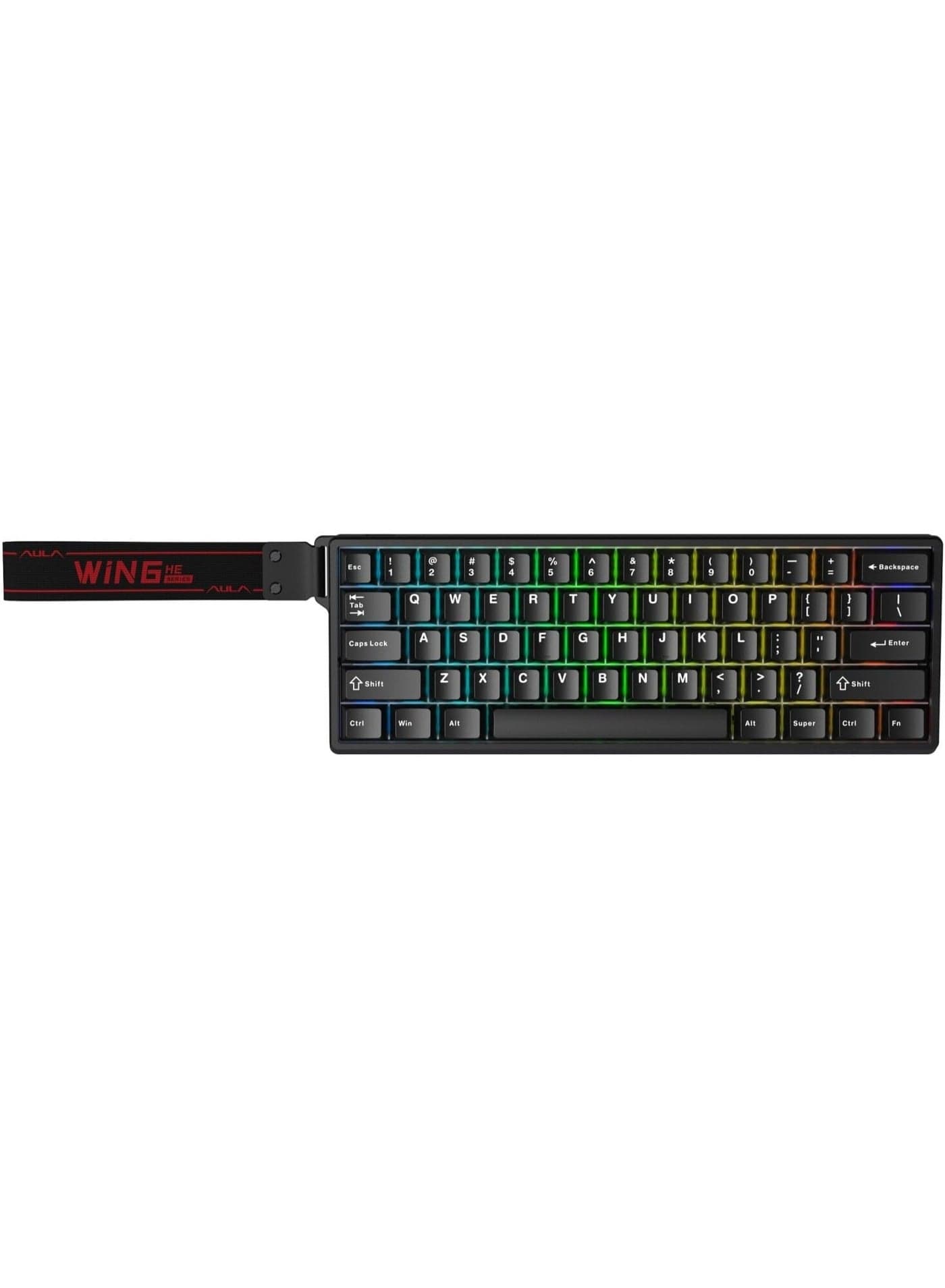 WIN60 HE Standard 60% Wired Magnetic Gaming Keyboard – Hall Effect Switches, Adjustable Actuation, 8000Hz Polling Rate, Hot-Swap, Ultra-Fast FPS Keyboard Standard Edition