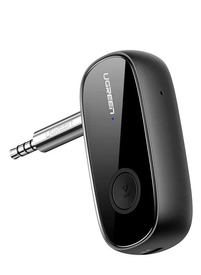 Bluetooth Aux Adapter, Bluetooth 5.0 Audio Receiver for Wireless Music Stream with Hand-free Call, aptX LL, 10H Play Time, Auto-Repair for Car Speaker, Headphone, Audio Sound System