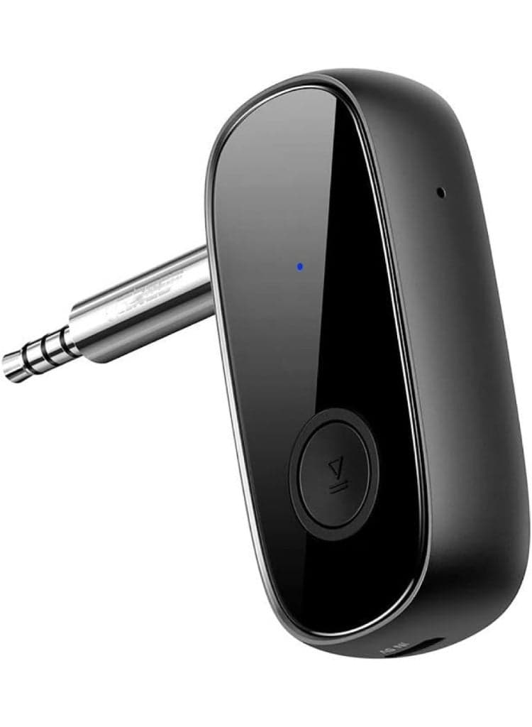 Bluetooth Aux Adapter, Bluetooth 5.0 Audio Receiver for Wireless Music Stream with Hand-free Call, aptX LL, 10H Play Time, Auto-Repair for Car Speaker, Headphone, Audio Sound System