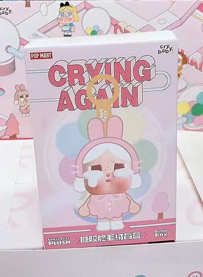 CRYBABY Crying Again Series-Vinyl Face Plush Blind Box-Single Box