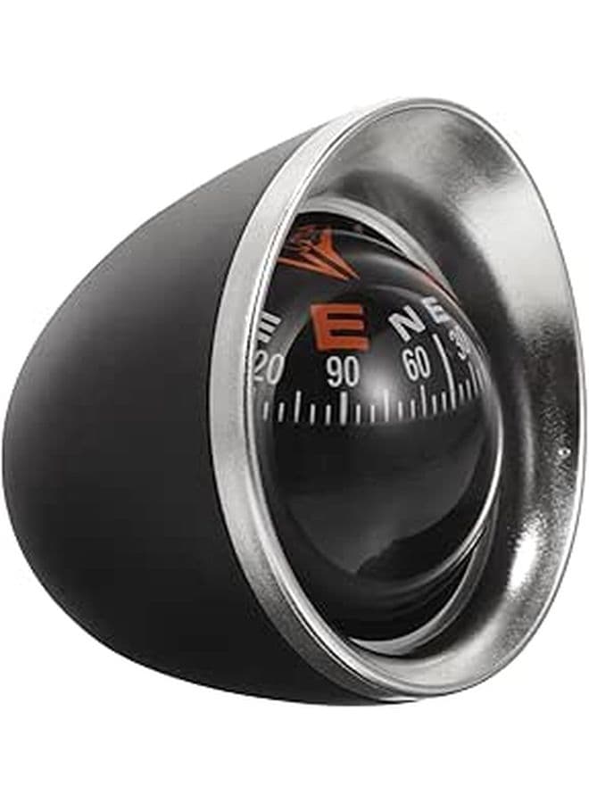 Alasum Car Dashboard Compass Ball with Mount Black Vehicle Navigation Tool for Off Road Boat and Rv Portable Marine Compass