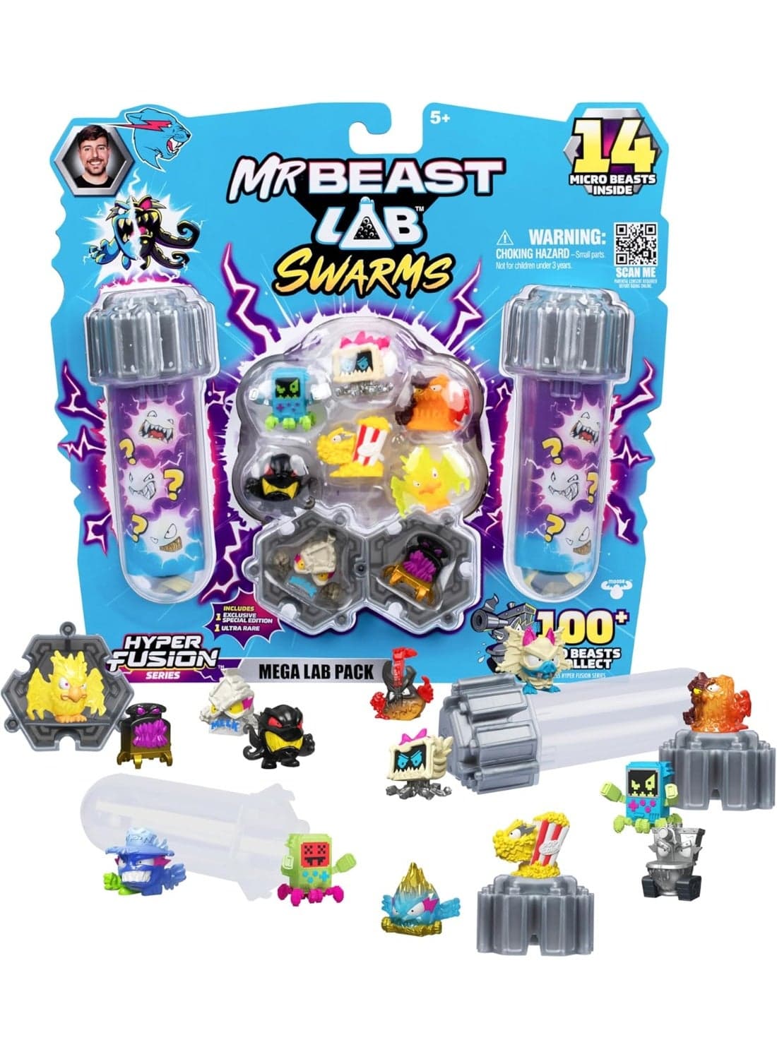 Swarms Series 3 Mega Lab 14-Pack Assortment 3 – Collectible Mystery Figures for Kids & Collectors