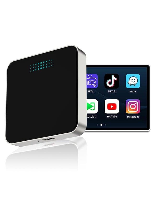 Android Auto CarPlay Ai Box Wireless Adapter, for Wired Android Auto to Wireless, 5Ghz WiFi Bluetooth Android Auto Auto-Connect, Only For Factory Wired CarPlay and Android Auto Cars
