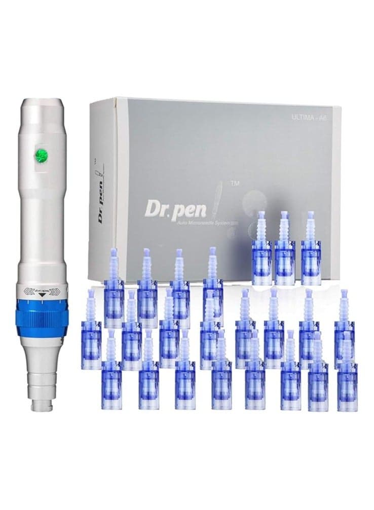 Dr. Pen Ultima A6 Microneedling Pen with (6 x 12 pin) Cartridge Needles