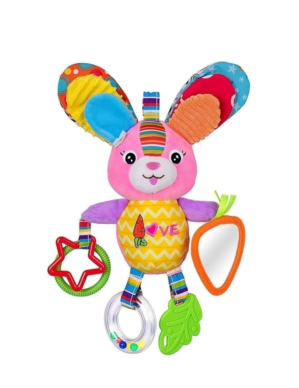 Newborn Baby Toys Infant Plush Rattles Stroller Hanging Toys Toddler Rabbit Toy 6 month 1 Year 2 Year Kids Gifts
