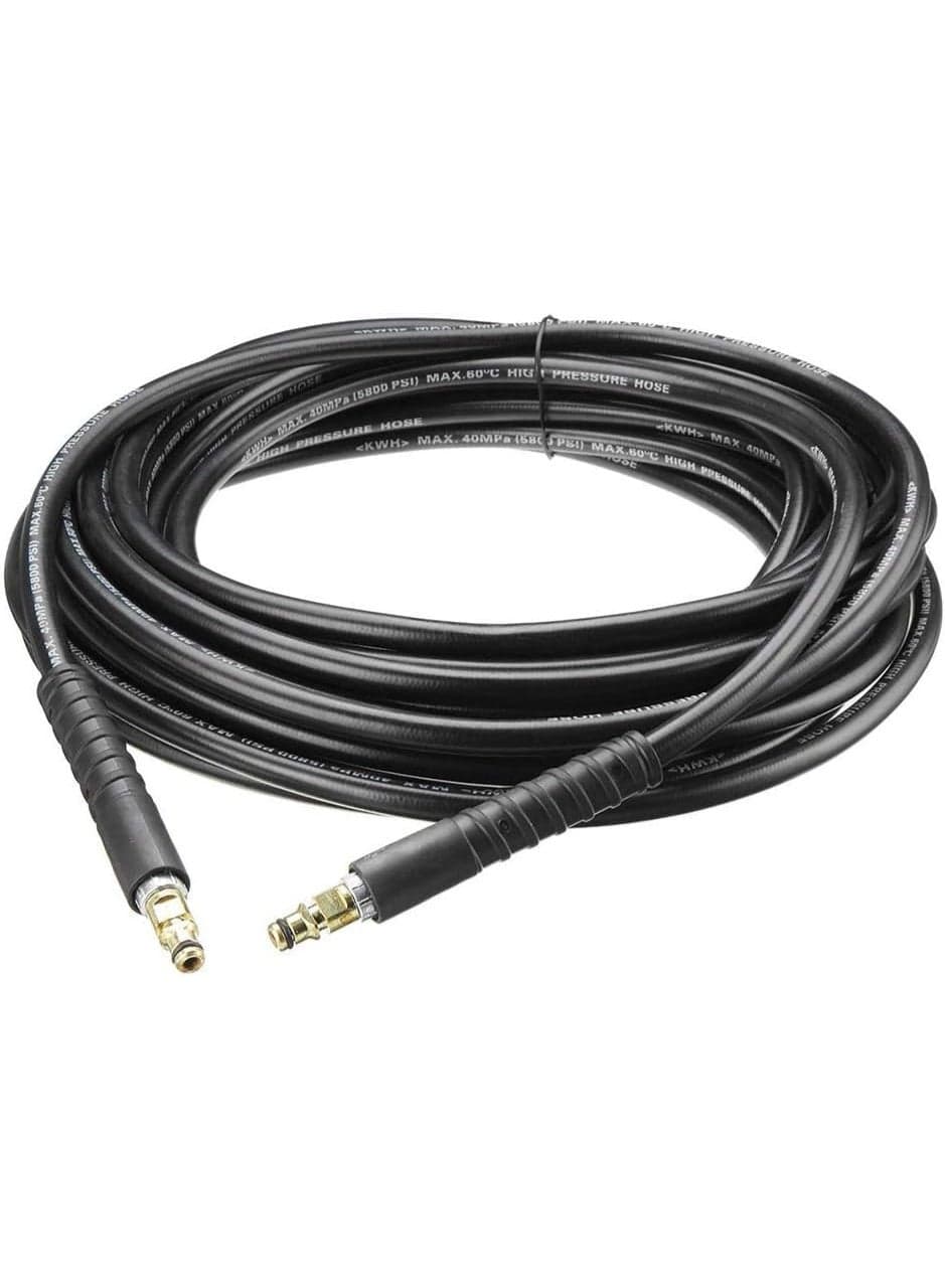 15M High Pressure Washer Hose Compatible with Kar-cher K Series K2 K3 K4 K5 K7, black
