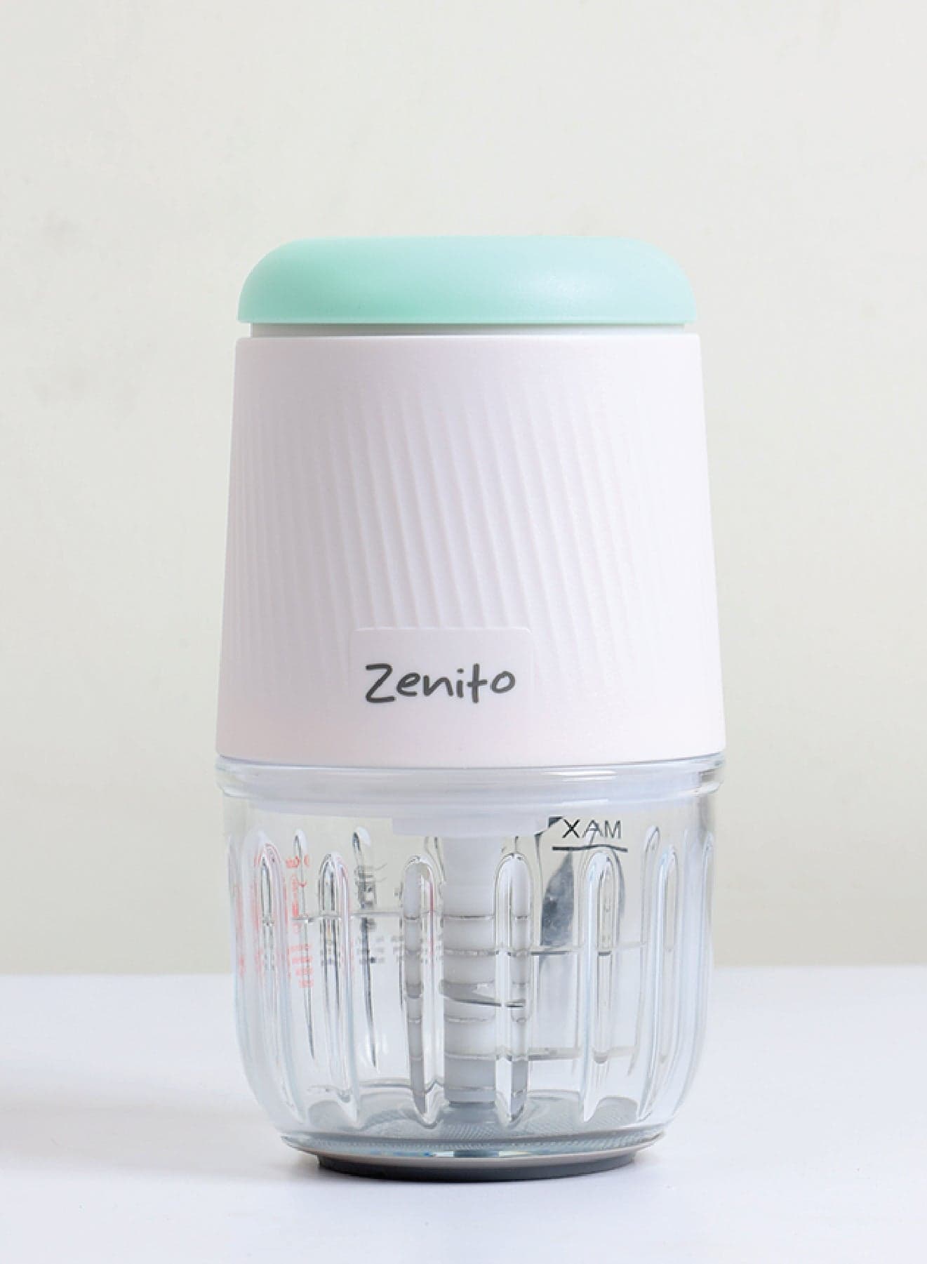 Zenito Mini Baby Food Blender - Fresh Meal Prep-Baby Food Processor Glass Set, Mini Infant Food Maker Blender Machine with 8 Blades And Grinding Disc, Small Blender