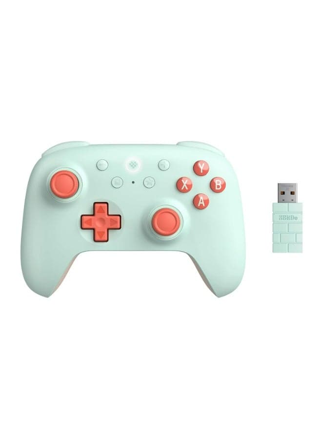 8BitDo Ultimate 2C Wireless Controller for Windows PC and Android, with 1000 Hz Polling Rate, Hall Effect Joysticks and Triggers, and Remappable L4/R4 Bumpers (Mint)
