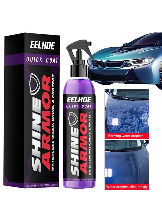Quick Coat, Car Ceramic Coating Spray, Plastic Parts Refurbisher, Fast Fine Scratch Repair, Car Scratch Nano Repair Spray, High Protection Crystal Coating 100ML