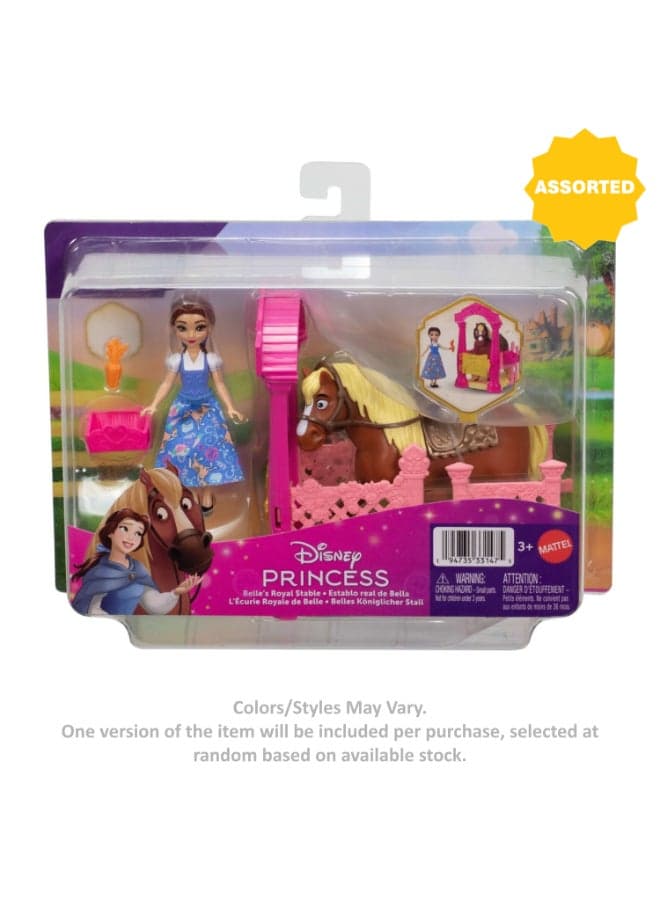 Disney Princess Storytime Stackers Royal Stable Playset (8.89 cm, Assorted)