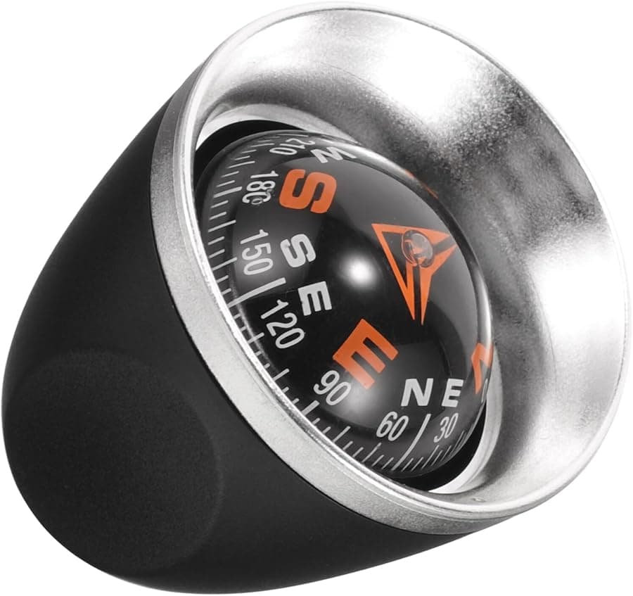 Small Marine Dashboard Compass for Car Boat RV Truck Outdoor Navigation