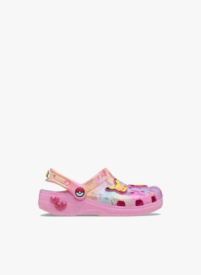 Kids Pikachu Pink Classic Clog