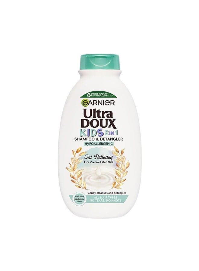 Ultra Doux Kids Oat Delicacy 2in1 Shampoo & Detangler Hypoallergenic for all Hair Types
