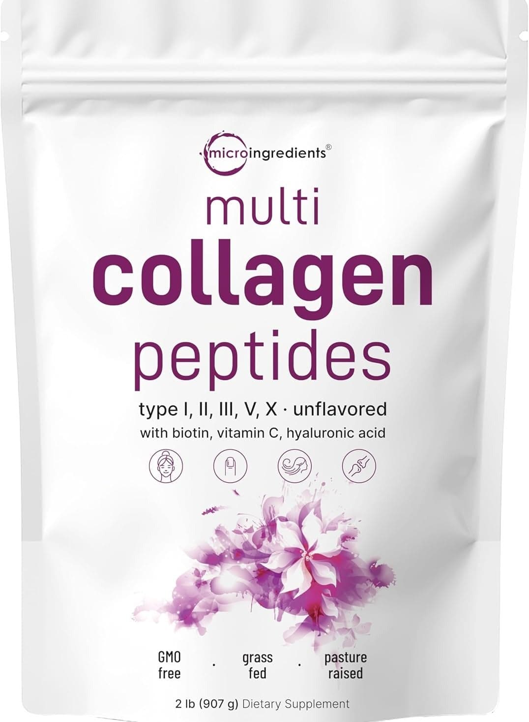 Collagen Peptides, Unflavored, 2 Lb