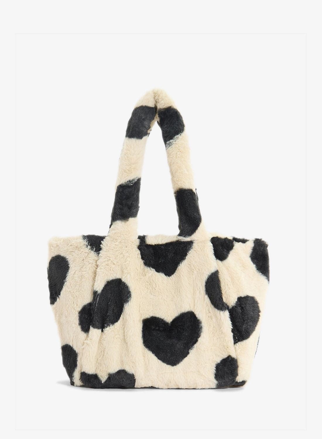 Ella Heart Fluffy Tote Bag